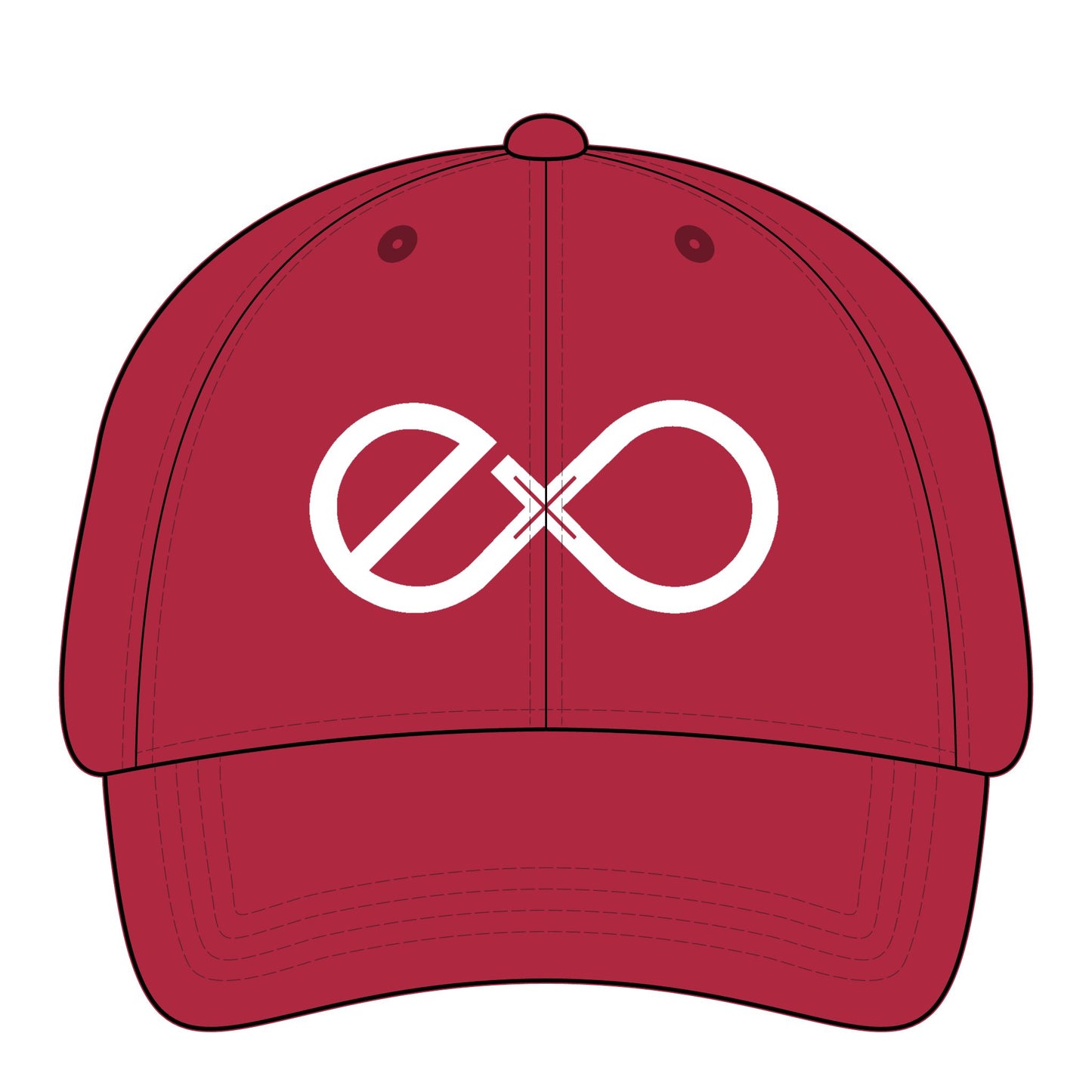 Exo White Logo Women's Embroidered Pigment Dyed Cap