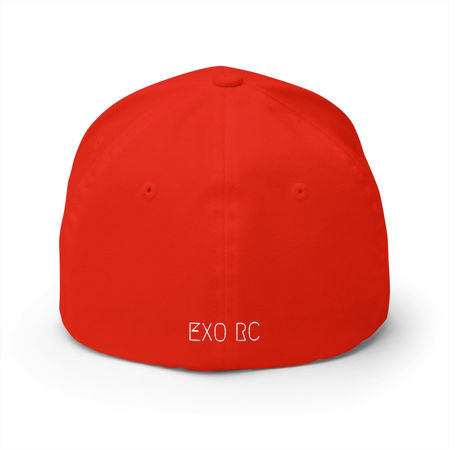 Exo white Centered Logo Embroidered Hat