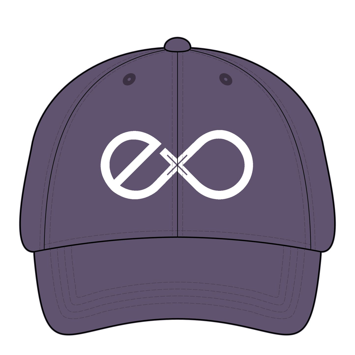 Exo White Logo Women's Embroidered Pigment Dyed Cap