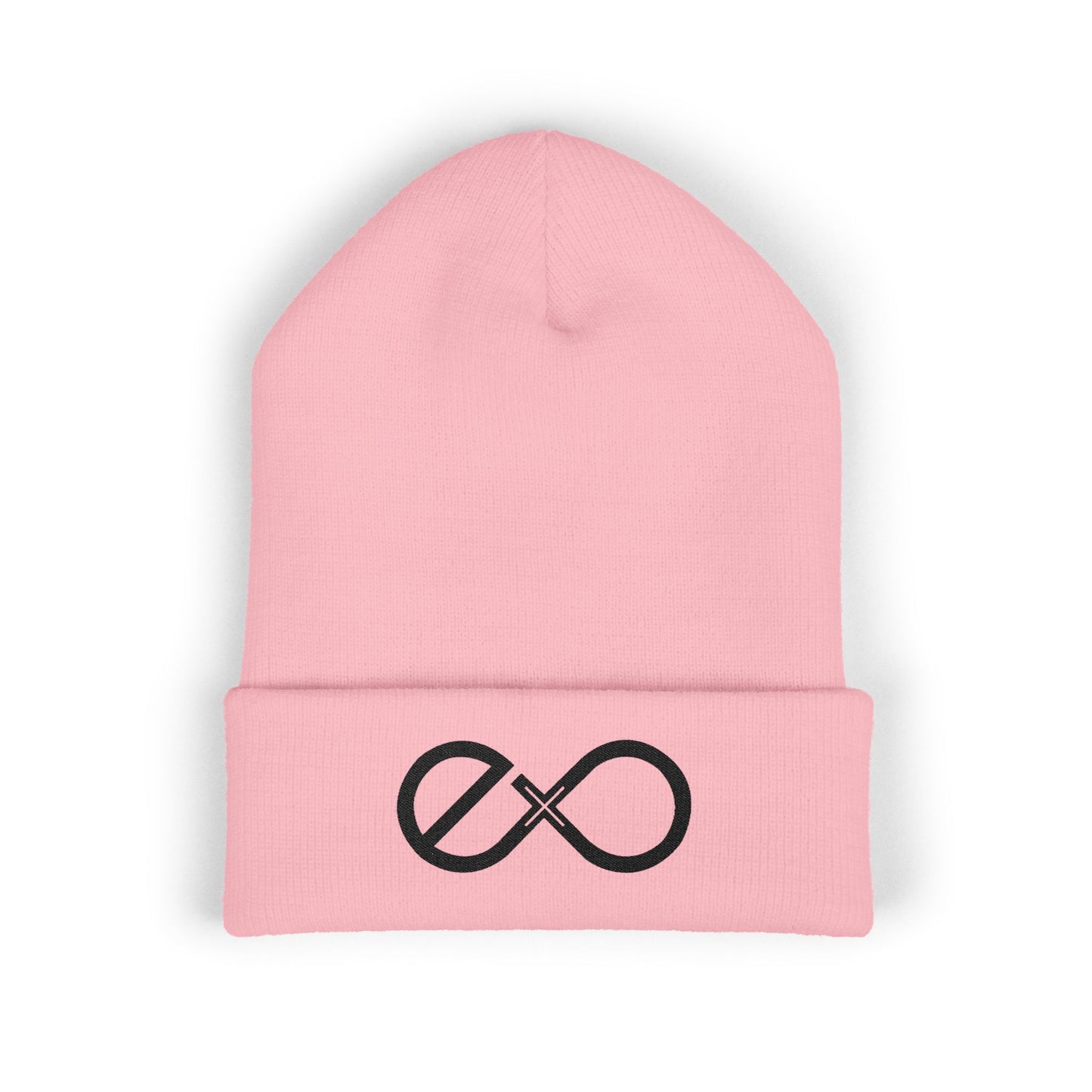 Exo Black Logo Embroidered Classic Beanie