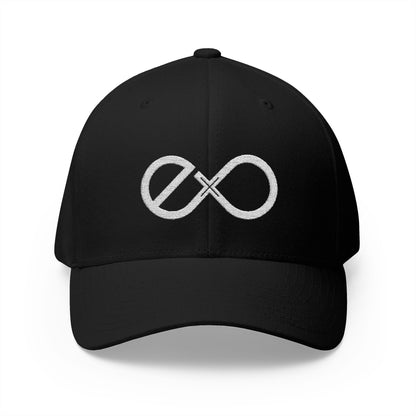 Exo white Centered Logo Embroidered Hat