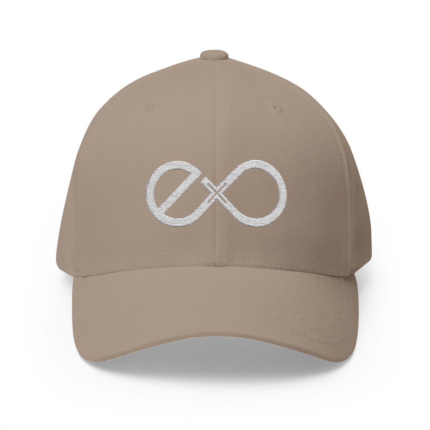 Exo white Centered Logo Embroidered Hat