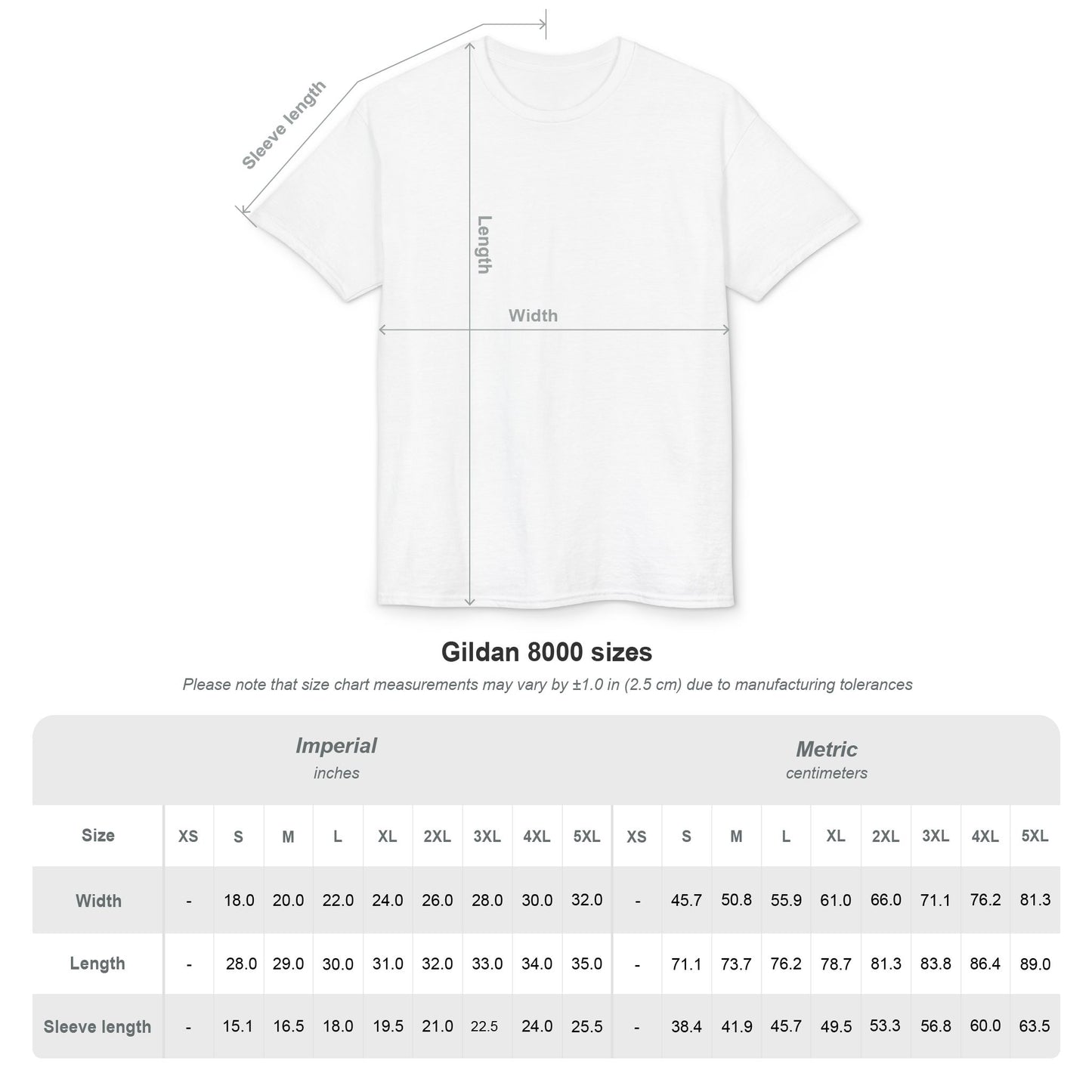 EXO RC Basic White 50/50 Blend T Shirt