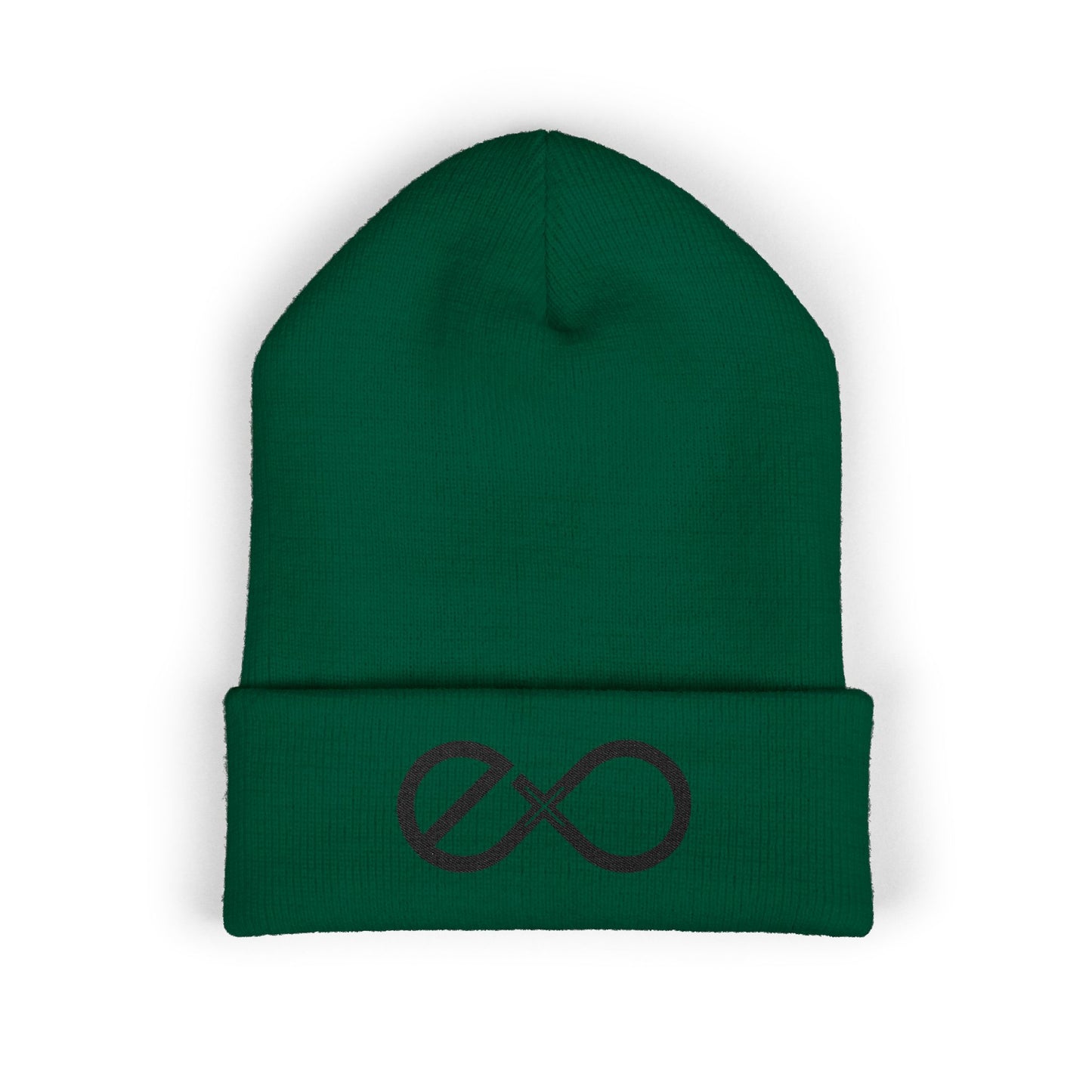 Exo Black Logo Embroidered Classic Beanie