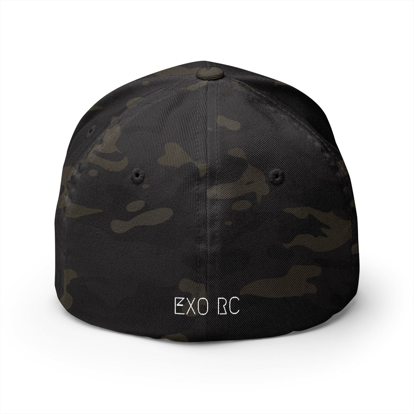 Exo white Centered Logo Embroidered Hat