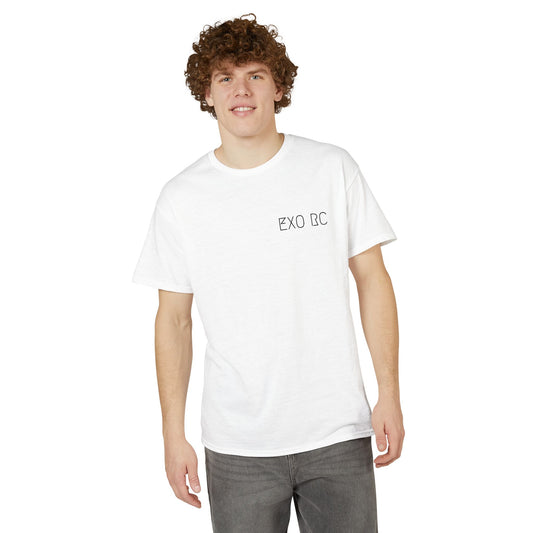 EXO RC Basic White 50/50 Blend T Shirt