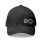 Exo White Logo Embroidered Fitted Hat