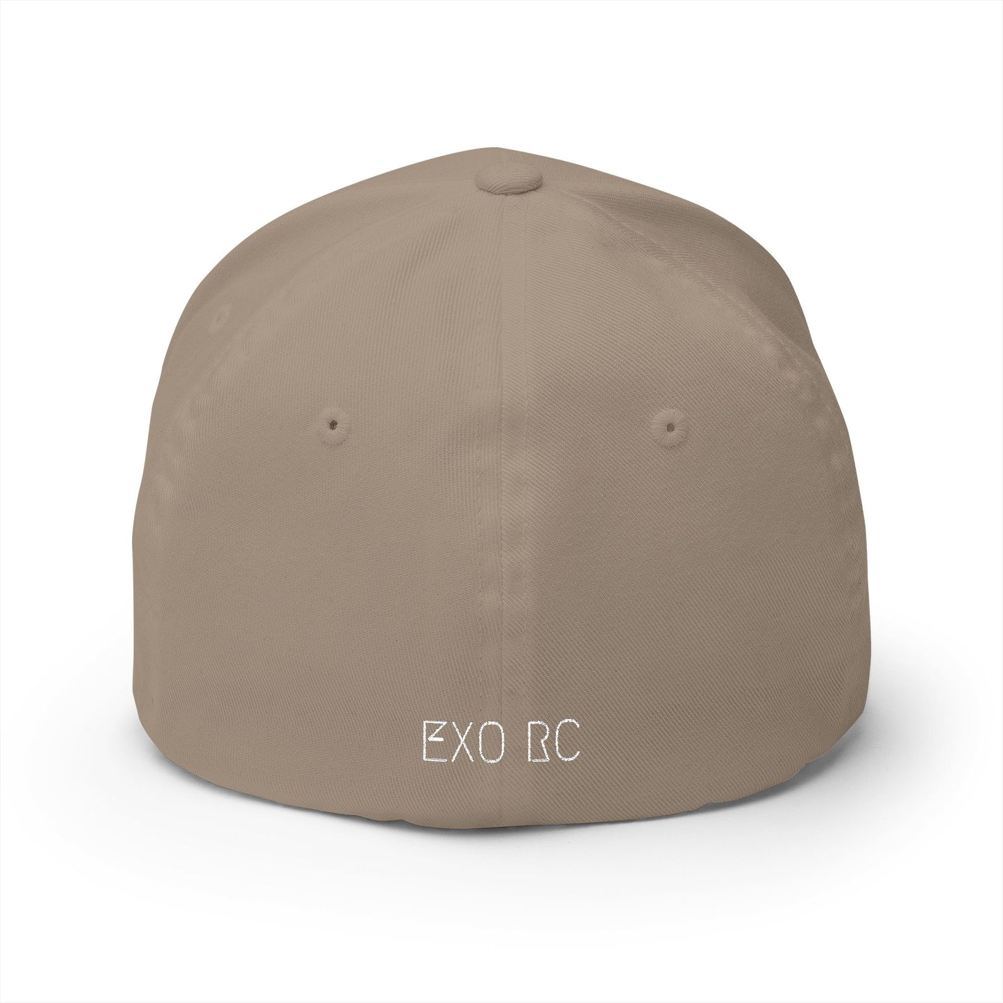 Exo white Centered Logo Embroidered Hat