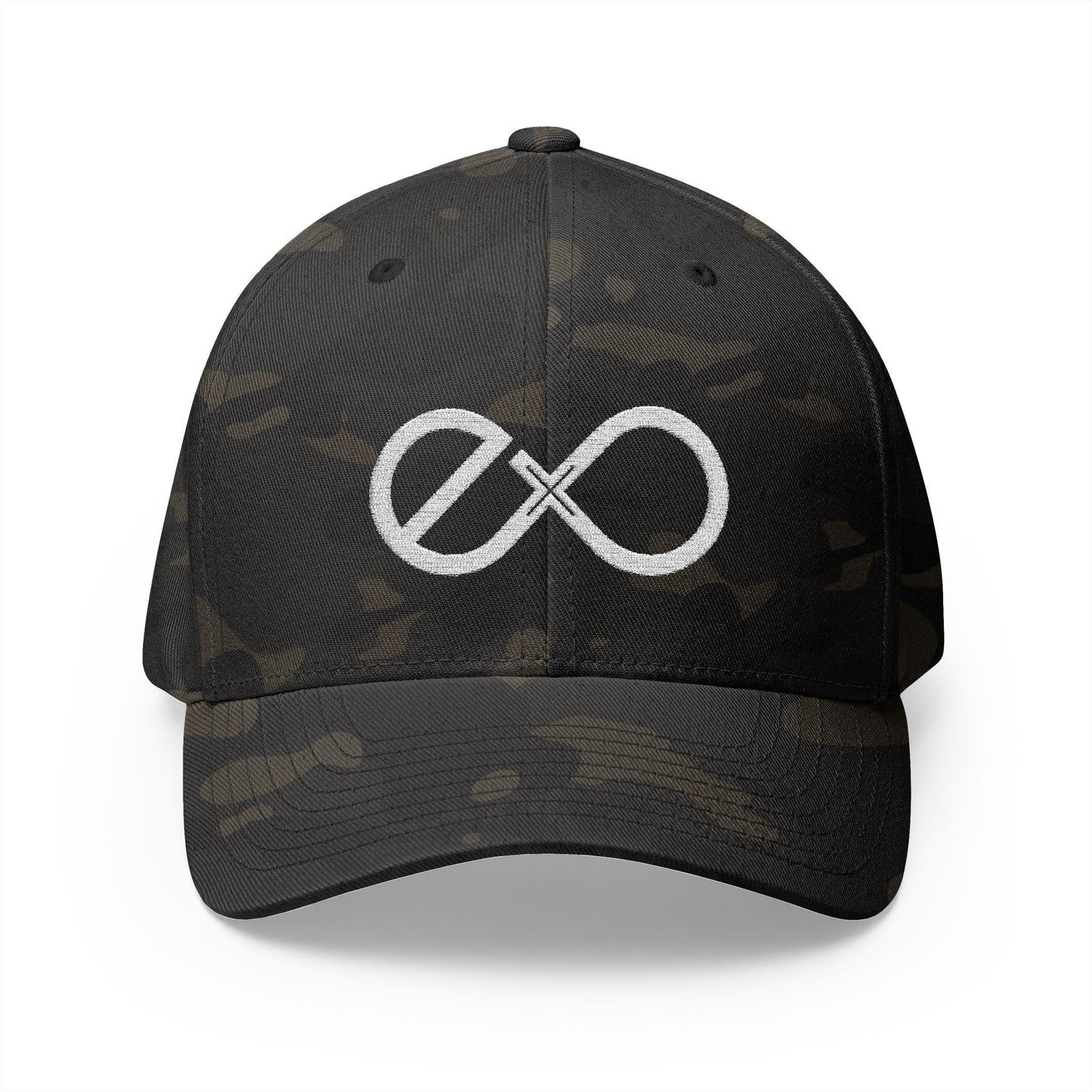 Exo white Centered Logo Embroidered Hat