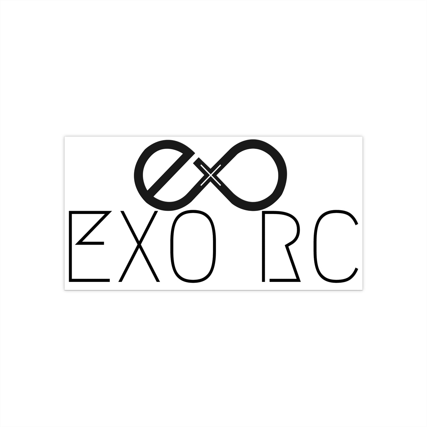 3.75" x 7.5" Exo Sticker