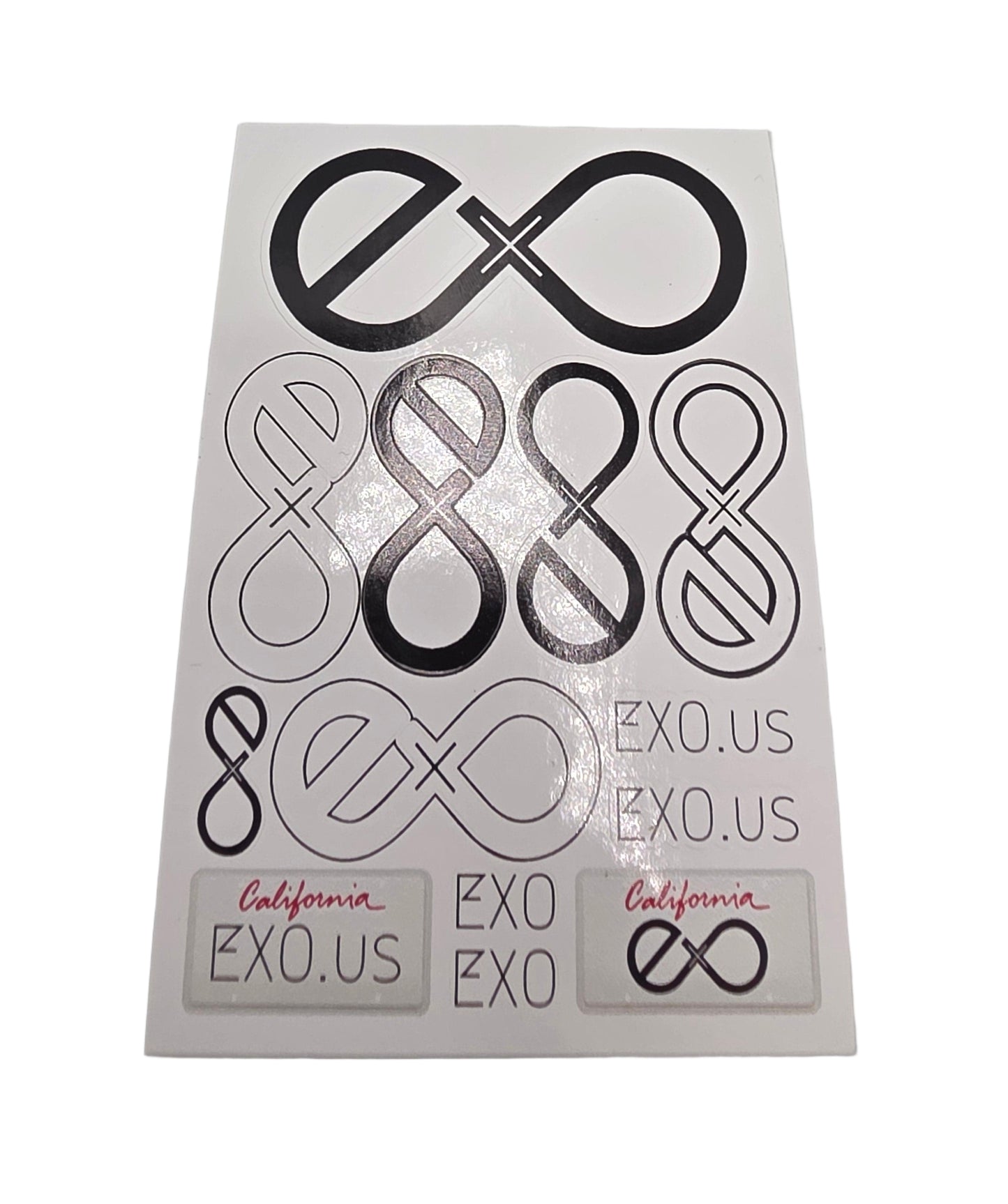 2.5 x 3.5 Exo Sticker Sheet