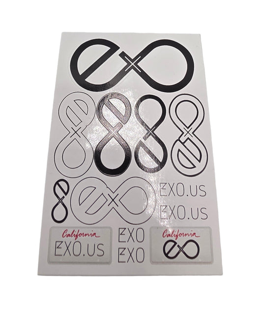 2.5 x 3.5 Exo Sticker Sheet
